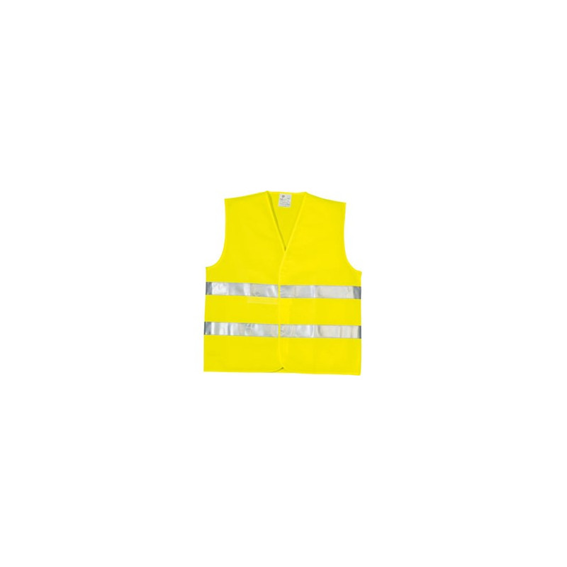 GILET HI-VIS JAUNE DOUBLE BANDE CL 2 XXL