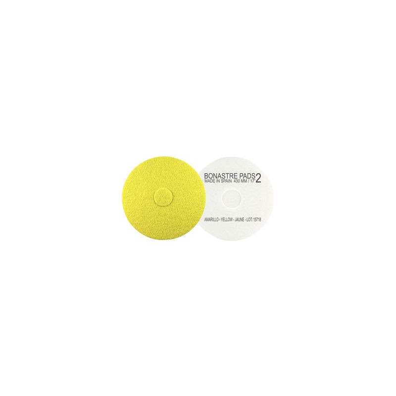 DISQUES FIN DIAMOND PAD KGS 432 MM/17'' JAUNE X 2 DISQUES FIN DIAMOND PAD KGS 432 MM/17'' JAUNE X 2